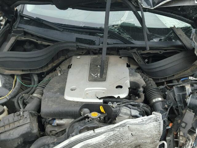 JNKAJ09FX8M358380 - 2008 INFINITI EX35 BASE BLACK photo 7