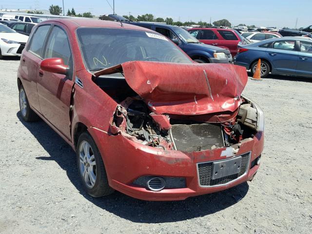 KL1TD6DE8BB240566 - 2011 CHEVROLET AVEO LS RED photo 1