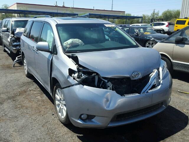 5TDDK3DC9BS006106 - 2011 TOYOTA SIENNA SILVER photo 1