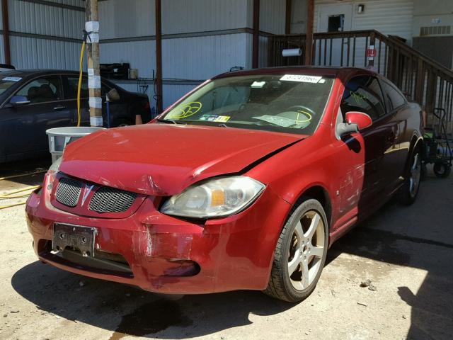 1G2AN15B277408351 - 2007 PONTIAC G5 GT MAROON photo 2