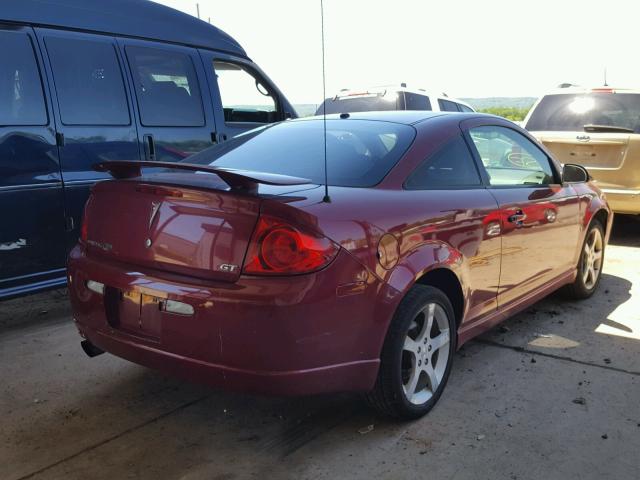 1G2AN15B277408351 - 2007 PONTIAC G5 GT MAROON photo 4