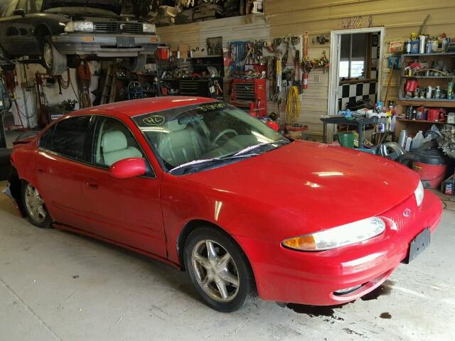 1G3NF52E0XC400739 - 1999 OLDSMOBILE ALERO GLS RED photo 1