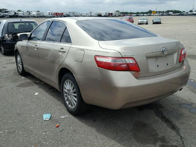 4T1BE46K47U643931 - 2007 TOYOTA CAMRY CE/L TAN photo 3