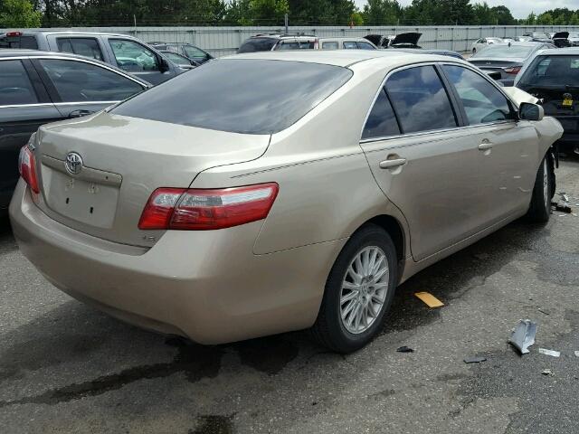 4T1BE46K47U643931 - 2007 TOYOTA CAMRY CE/L TAN photo 4