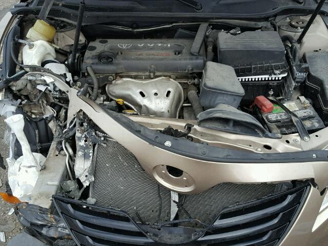 4T1BE46K47U643931 - 2007 TOYOTA CAMRY CE/L TAN photo 7