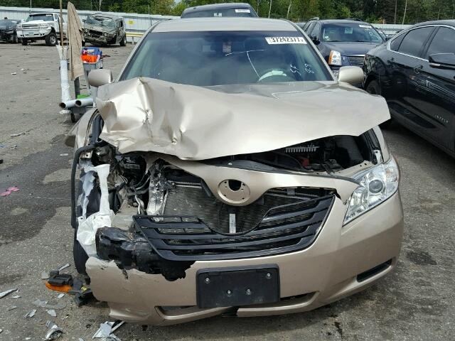 4T1BE46K47U643931 - 2007 TOYOTA CAMRY CE/L TAN photo 9