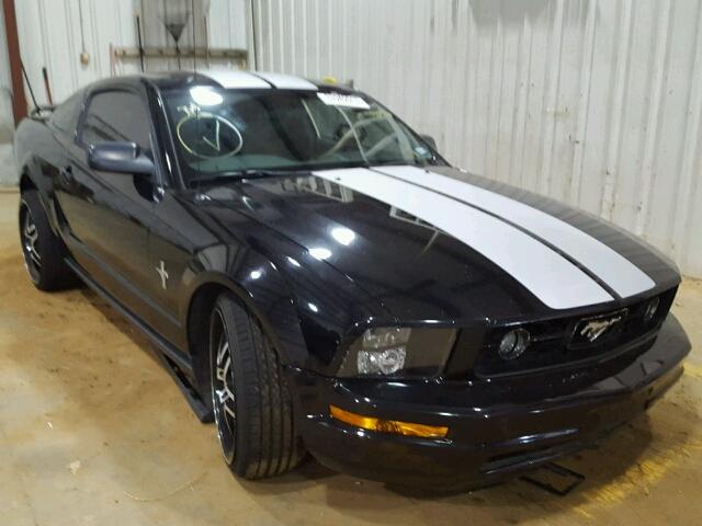 1ZVFT80N365229096 - 2006 FORD MUSTANG BLACK photo 1