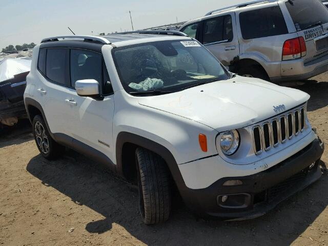 ZACCJADT2GPC86684 - 2016 JEEP RENEGADE L WHITE photo 1