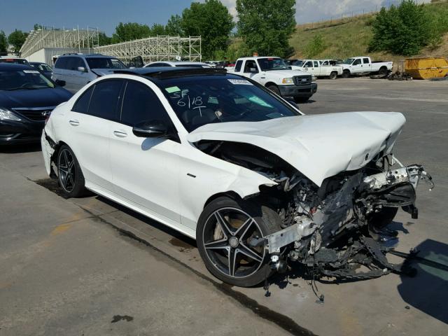 55SWF6EB4GU116351 - 2016 MERCEDES-BENZ C 450 4MAT SILVER photo 1