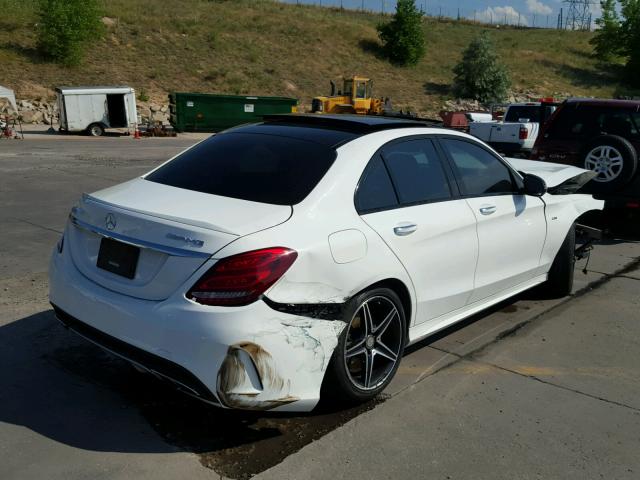 55SWF6EB4GU116351 - 2016 MERCEDES-BENZ C 450 4MAT SILVER photo 4