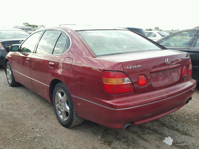 JT8BD68S8X0061644 - 1999 LEXUS GS Բորդո լուսանկար 3