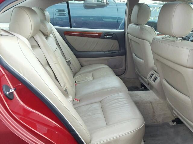 JT8BD68S8X0061644 - 1999 LEXUS GS Բորդո լուսանկար 6