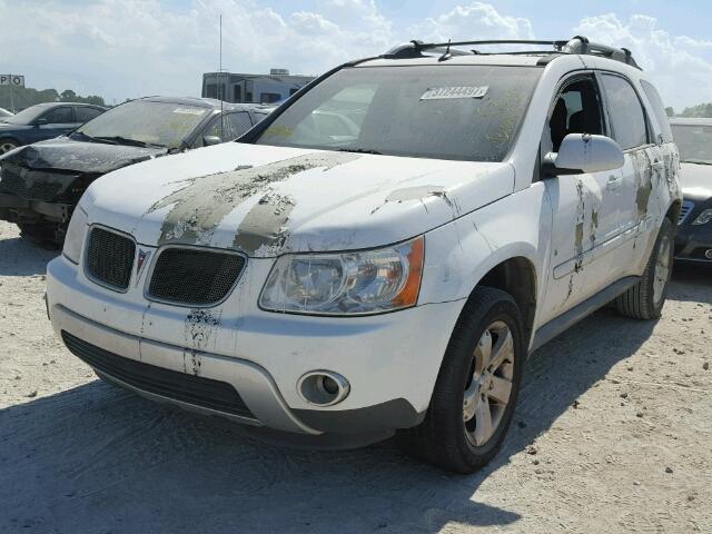 2CKDL63F766068512 - 2006 PONTIAC TORRENT WHITE photo 2