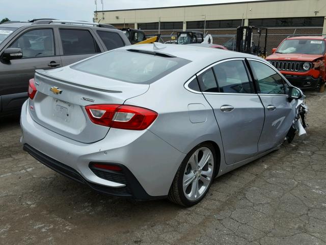 1G1BF5SM3H7147686 - 2017 CHEVROLET CRUZE PREM SILVER photo 4