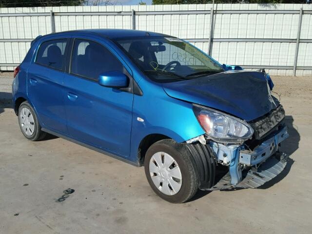 ML32A3HJ9EH013975 - 2014 MITSUBISHI MIRAGE DE BLUE photo 1