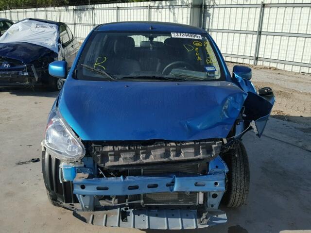 ML32A3HJ9EH013975 - 2014 MITSUBISHI MIRAGE DE BLUE photo 9