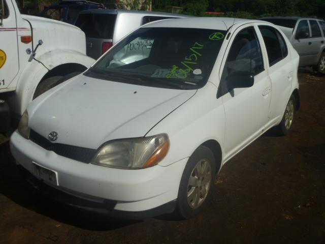 JTDBT123310145256 - 2001 TOYOTA ECHO WHITE photo 2