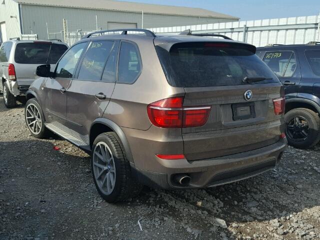 5UXZV4C57BL400726 - 2011 BMW X5 XDRIVE3 BROWN photo 3