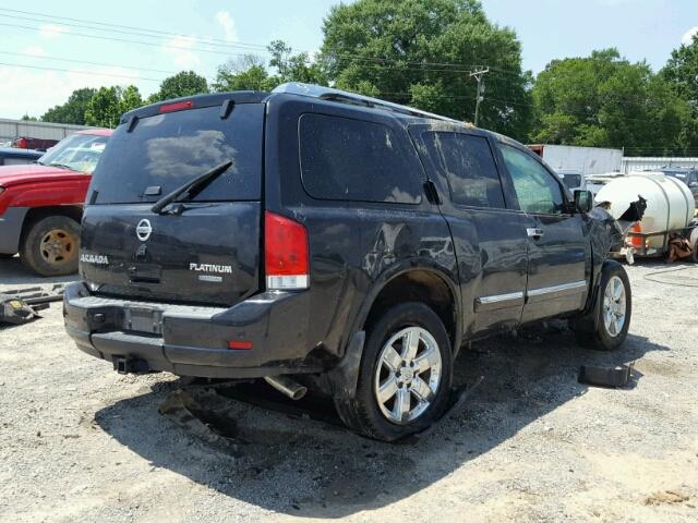 5N1BA0NE6AN604694 - 2010 NISSAN ARMADA PLA BLACK photo 4