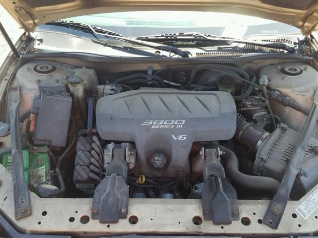 2G2WP542641337494 - 2004 PONTIAC GRAND PRIX GOLD photo 7