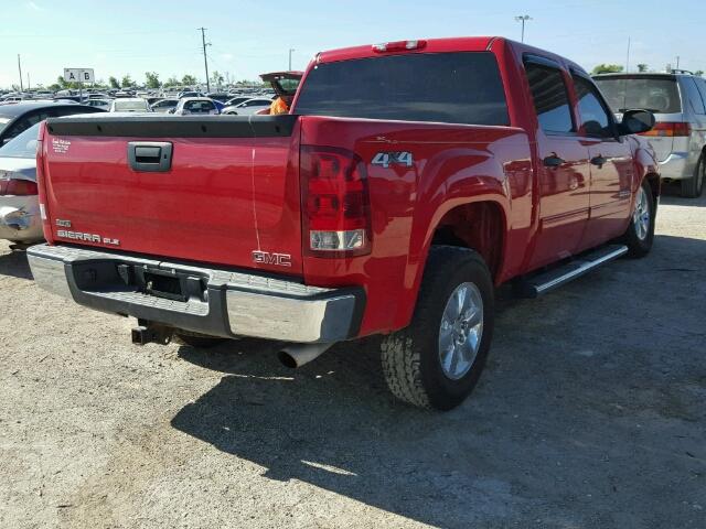 3GTU2VE24BG163526 - 2011 GMC SIERRA K15 RED photo 4