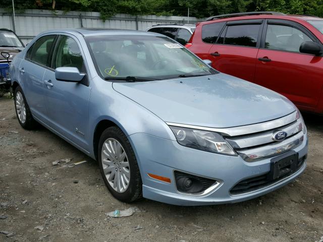 3FADP0L39BR170434 - 2011 FORD FUSION HYB BLUE photo 1