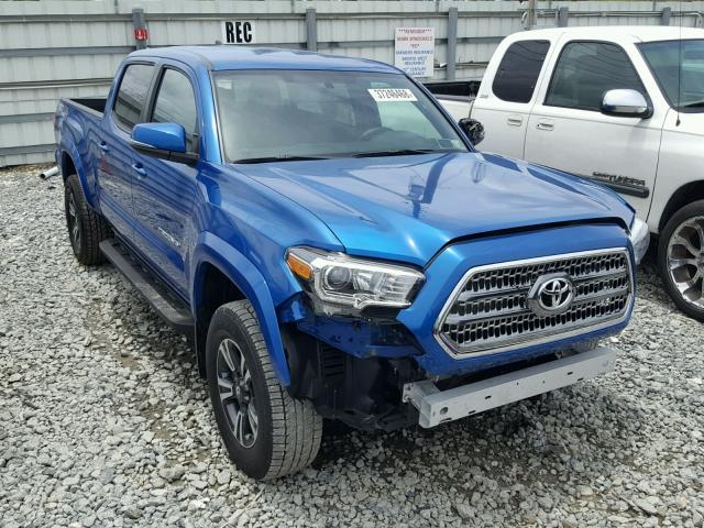 3TMDZ5BN9HM028613 - 2017 TOYOTA TACOMA DOU BLUE photo 1
