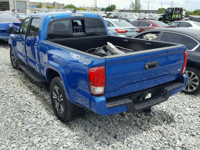 3TMDZ5BN9HM028613 - 2017 TOYOTA TACOMA DOU BLUE photo 3