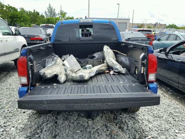 3TMDZ5BN9HM028613 - 2017 TOYOTA TACOMA DOU BLUE photo 9