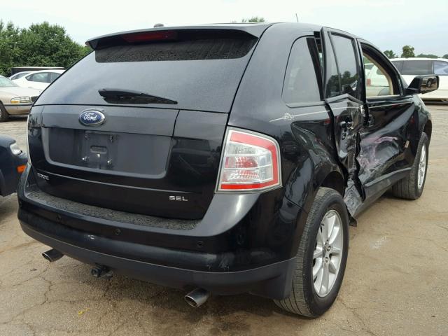 2FMDK39CX7BB45108 - 2007 FORD EDGE SEL P BLACK photo 4