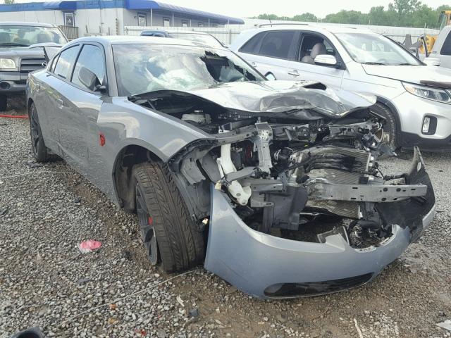 2C3CDXL93HH592879 - 2017 DODGE CHARGER SR GRAY photo 1