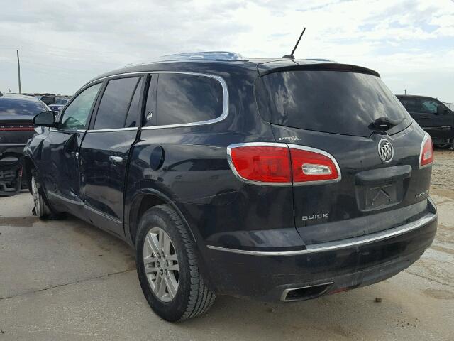 5GAKRAKD9EJ247444 - 2014 BUICK ENCLAVE BLACK photo 3