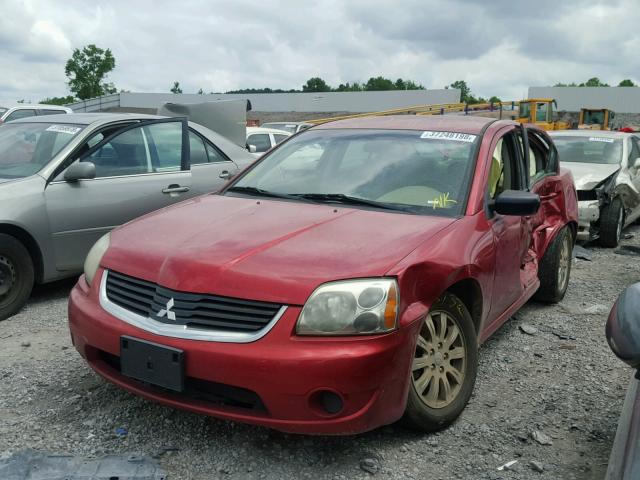 4A3AB36F18E014271 - 2008 MITSUBISHI GALANT ES RED photo 2