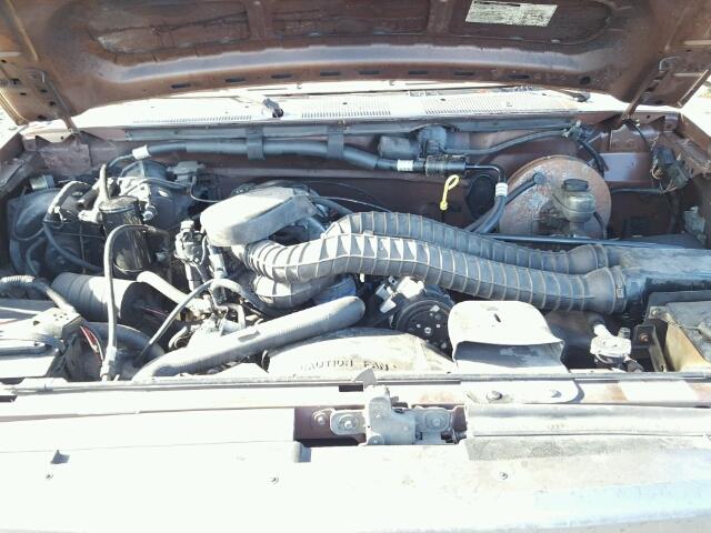 1FTDF15N8PNA93910 - 1993 FORD F150 BROWN photo 7