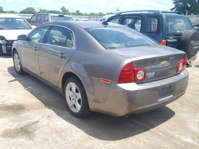 1G1ZB5E07CF153296 - 2012 CHEVROLET MALIBU LS BROWN photo 3