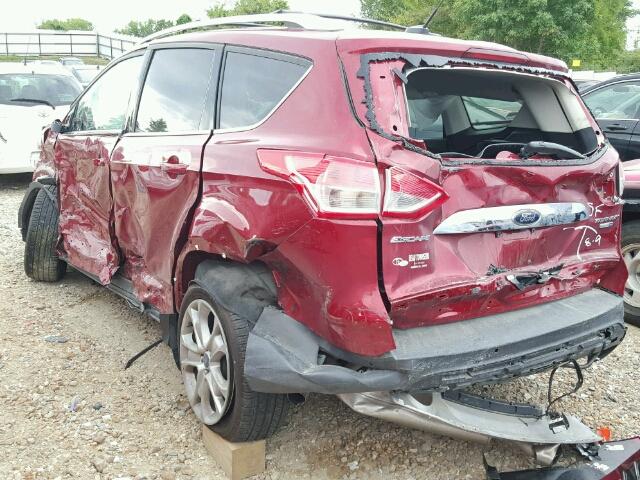 1FMCU9J97GUA07349 - 2016 FORD ESCAPE TIT RED photo 9