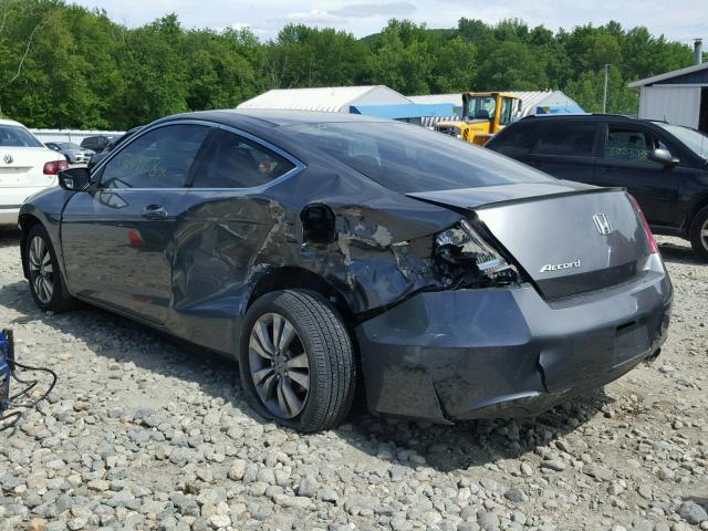 1HGCS1B33BA010346 - 2011 HONDA ACCORD LX- GRAY photo 3