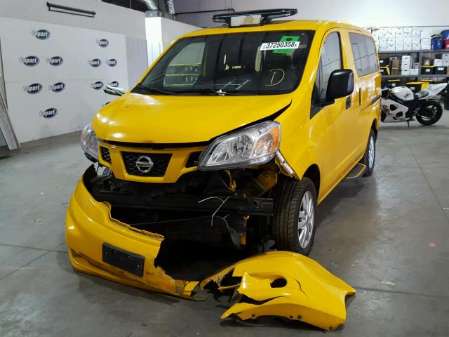 3N8CM0JT4EK690186 - 2014 NISSAN NV200 TAXI YELLOW photo 2