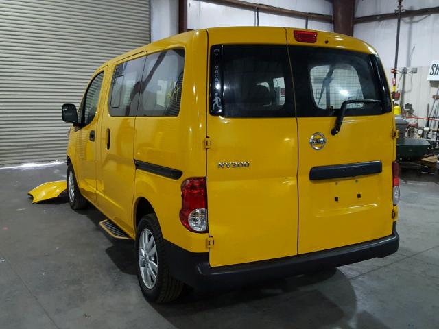 3N8CM0JT4EK690186 - 2014 NISSAN NV200 TAXI YELLOW photo 3