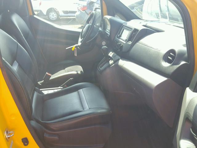 3N8CM0JT4EK690186 - 2014 NISSAN NV200 TAXI YELLOW photo 5