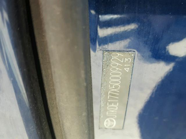 JTKDE177X50009929 - 2005 TOYOTA SCION TC 蓝色 照片 10