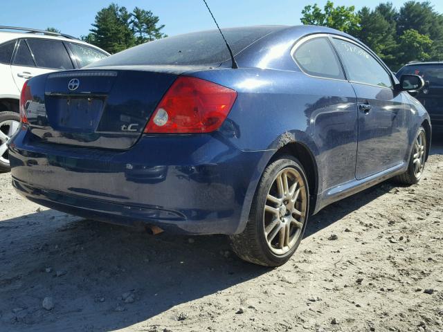 JTKDE177X50009929 - 2005 TOYOTA SCION TC BLUE photo 4