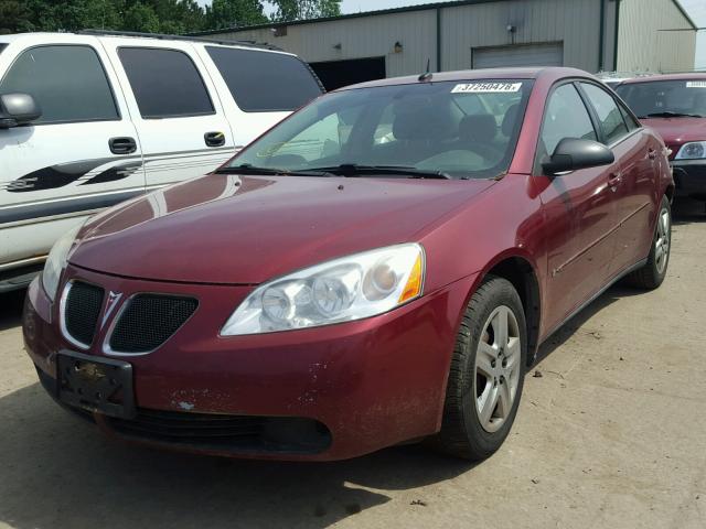 1G2ZF57B884149257 - 2008 PONTIAC G6 VALUE L MAROON photo 2