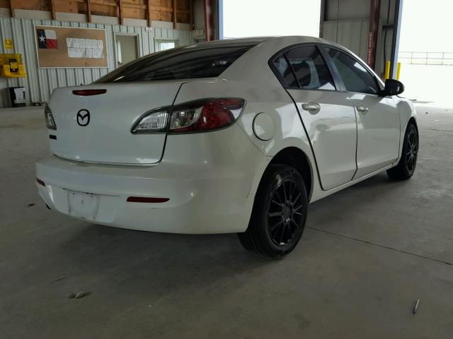 JM1BL1V85C1683008 - 2012 MAZDA 3 I WHITE photo 4