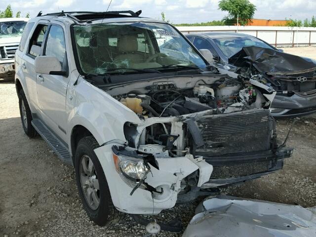 1FMCU04108KE83361 - 2008 FORD ESCAPE LIM WHITE photo 1