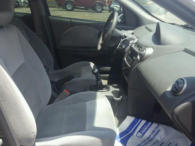1G8AK52F25Z103172 - 2005 SATURN ION LEVEL SILVER photo 5