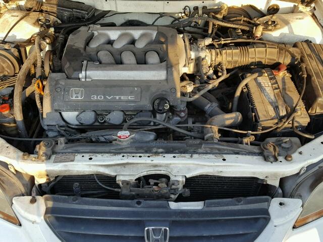 1HGCG2254YA006954 - 2000 HONDA ACCORD EX WHITE photo 7