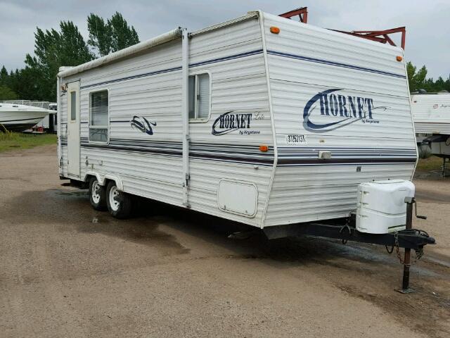 4YDT25F2127304457 - 2002 KEYSTONE HORNET 25F WHITE photo 5