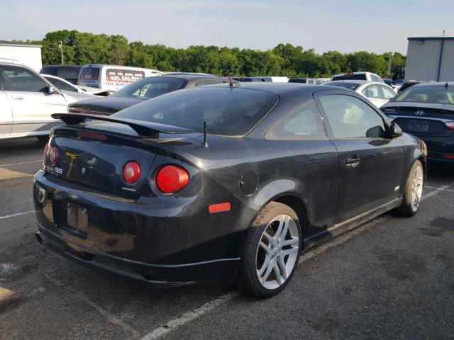 1G1AP18X697296713 - 2009 CHEVROLET COBALT SS BLACK photo 4