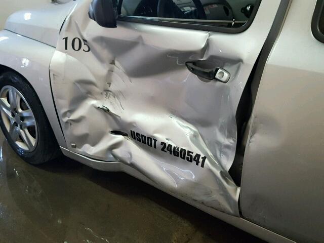 3GNBAADB5AS514838 - 2010 CHEVROLET HHR LS Gümüş foto 9